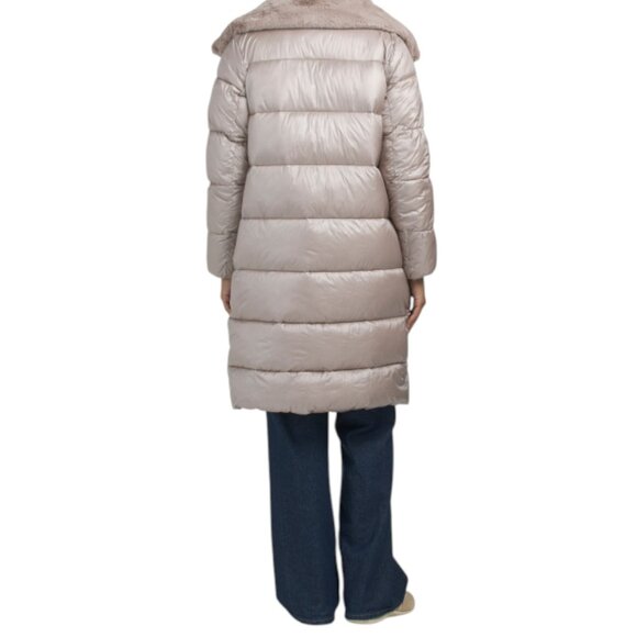 BCBG Champagne Zip Front Sleeping Bag Coat - Picture 2 of 3